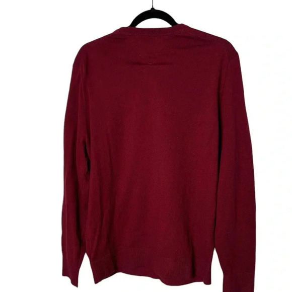 Tommy Hilfiger cashmere cotton blend  sweater,v neck,men size L, PTP 22”-25”. EC - Picture 4 of 12